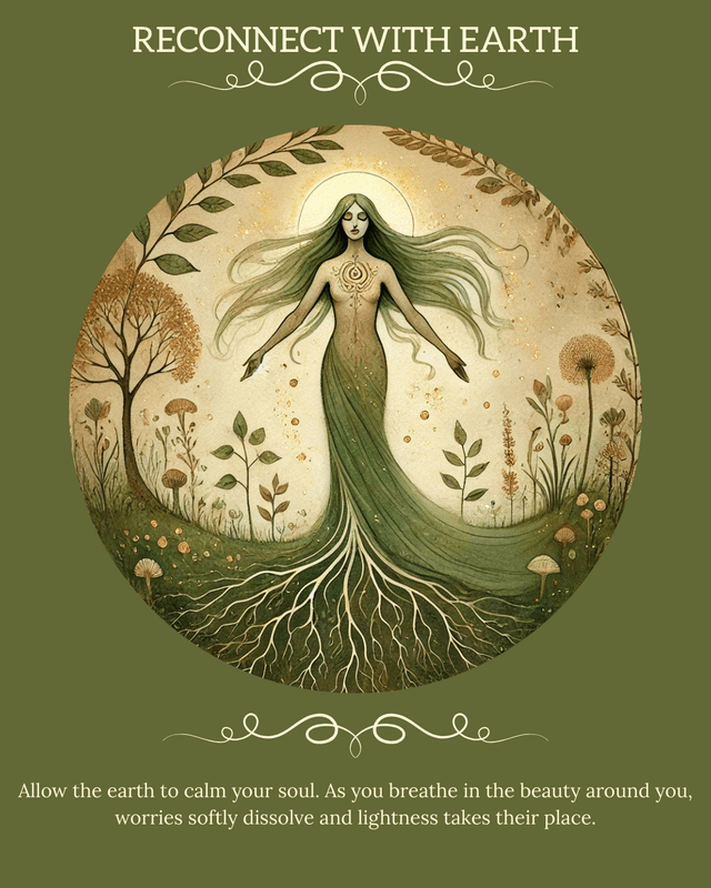 The Reconnect with Earth angel card