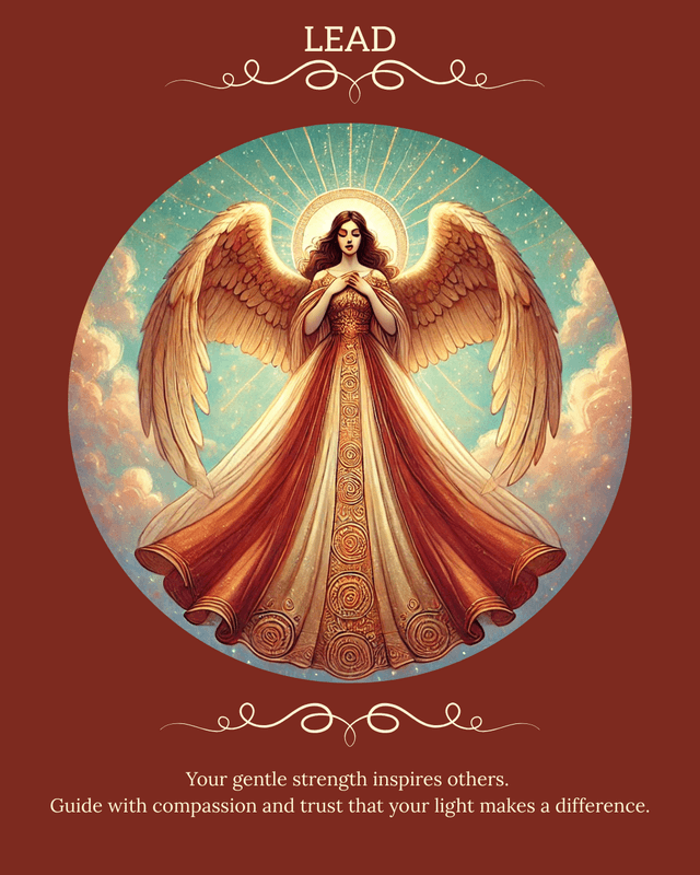 The Lead angel card