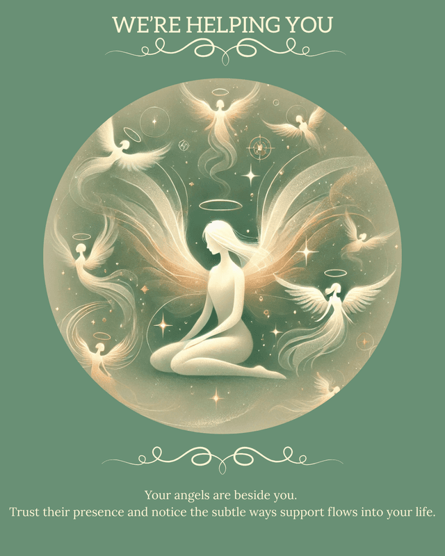 The We Are Helping You angel card