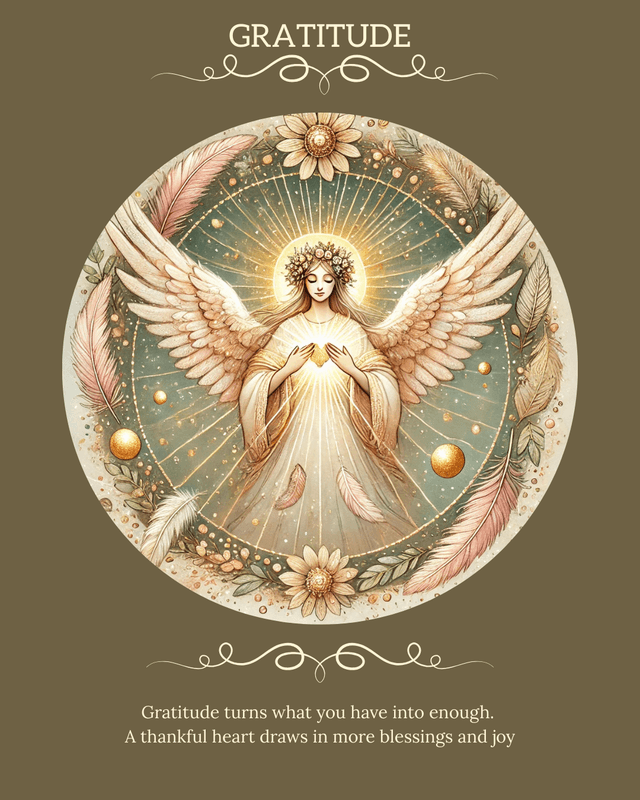 The Gratitude angel card